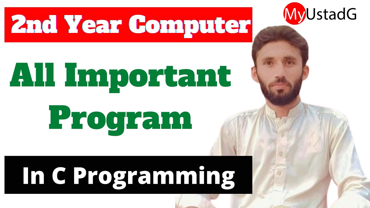 Second year computer important board programs 2022 | 2nd year computer ...