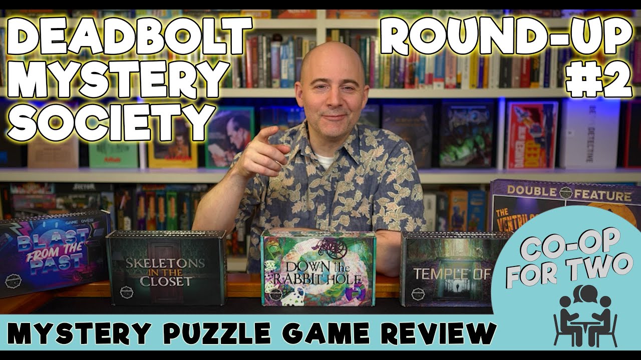 Deadbolt Mystery Society Roundup 2 A spoilerfree review and ranking