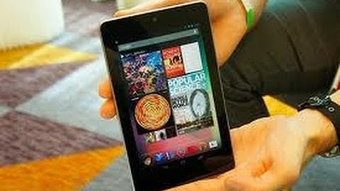 The New Google Nexus 7 with Android Jelly bean 4.3