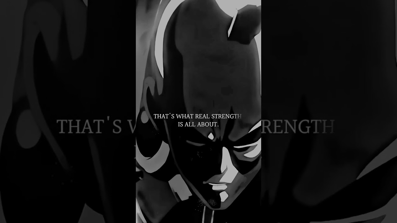 That's What Real Strength Is All About