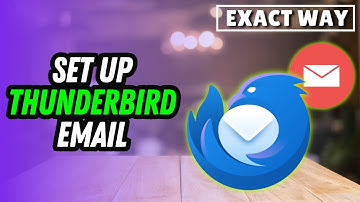 Thunderbird-e-mail instellen (2025)