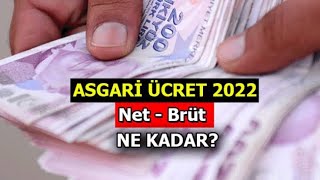 2022 Asgari Ücret Açıklandı - Asgari Ücret Ve Agi̇ Ne Kadar?