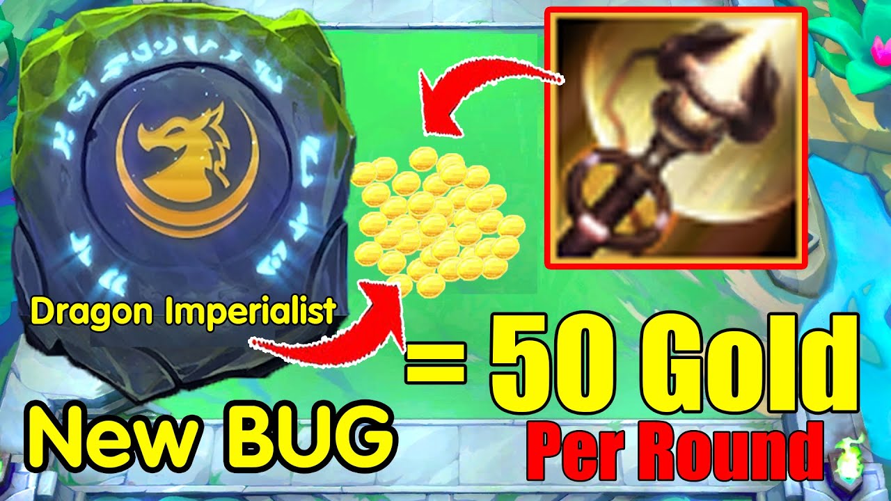 S7.5 New BUG ! " 50 Gold per Round " + Terra 3 Star with this Dragon Augments