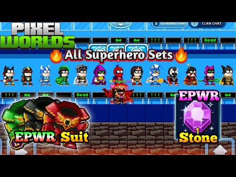 Making Epic PWR Suit & Completing Superhero's Quest! RIP or Profit? | Pixel Worlds