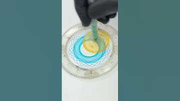 Let Your Mind Unwind with Spirograph Art: Relaxing ASMR Creations #art #spirograph #asmr #shorts