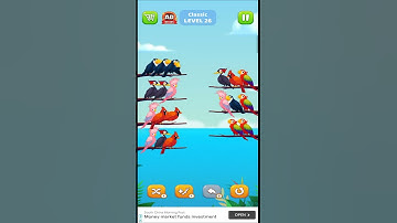 Bird Sort Puzzle l Classic Level 25 to 26 l Bird Sort Color Puzzle l Bird Sort Puzzle Challenge