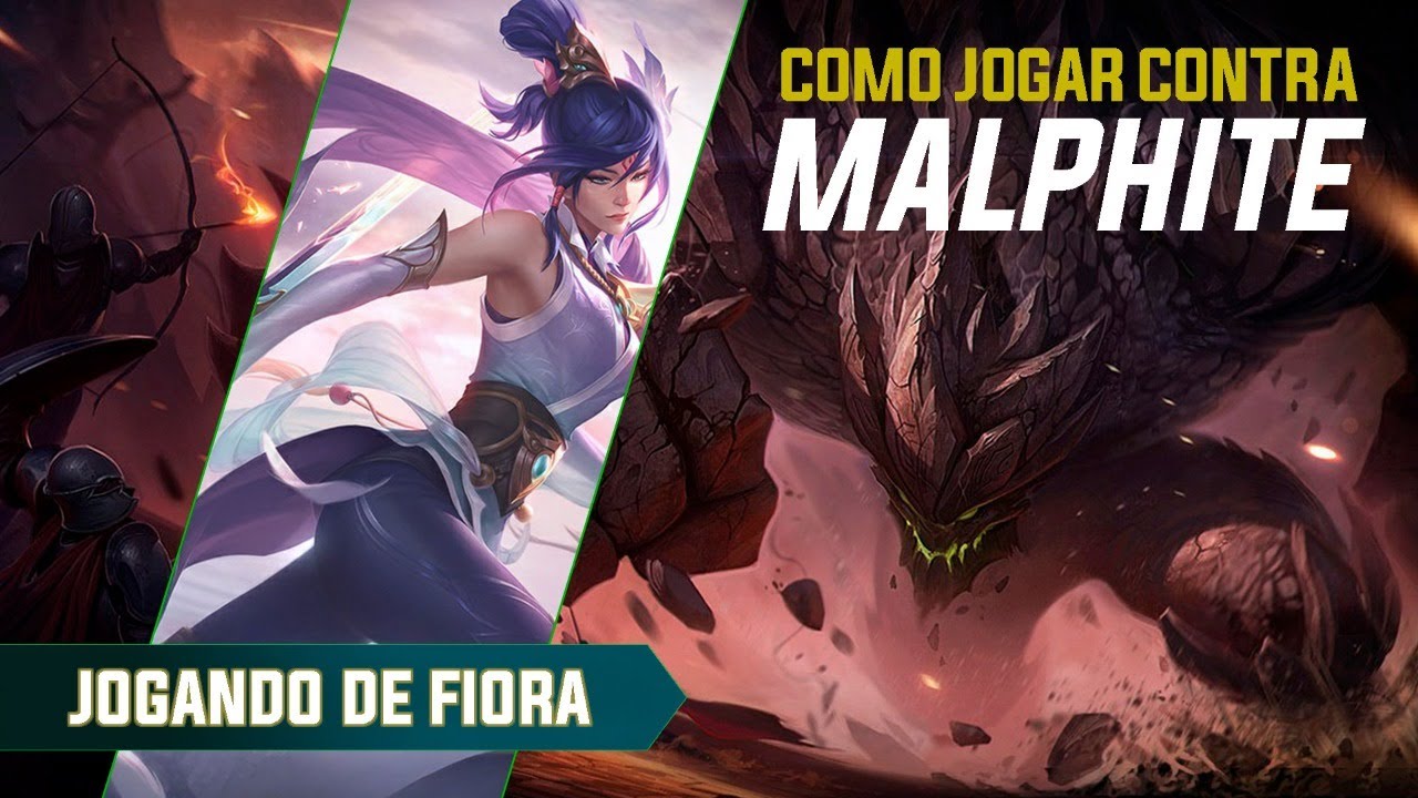 FIORA VS MALPHITE GAMEPLAY EXPLICATIVA VISÃO DE JOGO TOP LANE YouTube