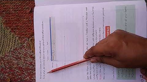 Class - 3rd , Subject - Computer , Chapter - 4. Writing with wordpad