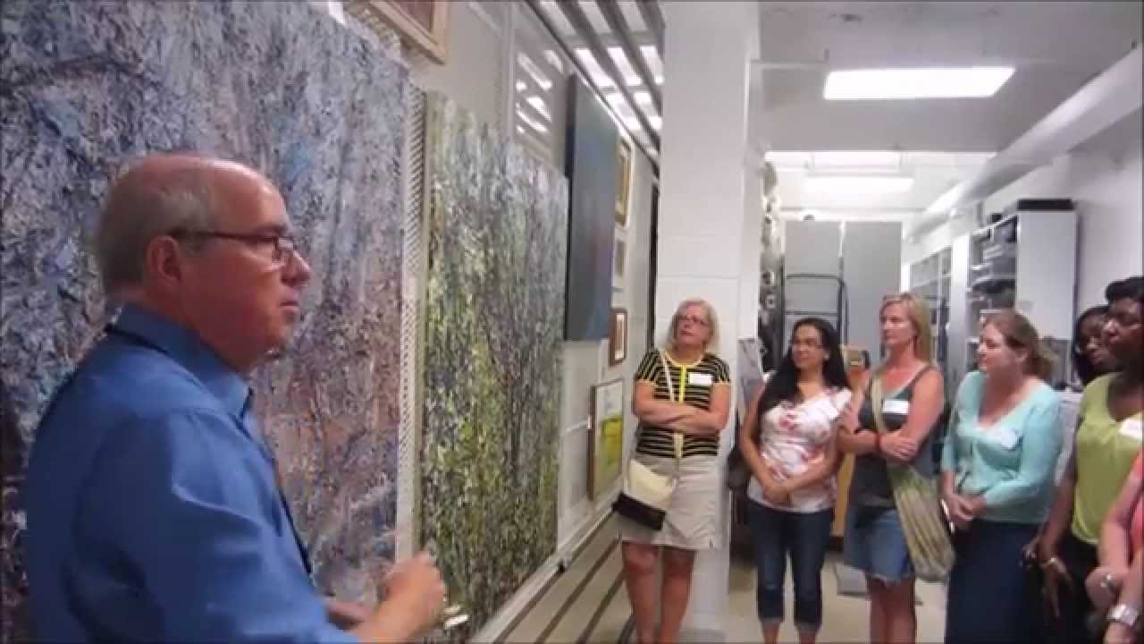 What technique does Jim Reid use to paint?