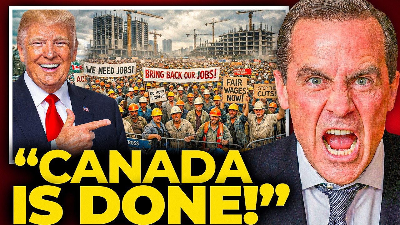 Canada EXPLODES As Housing MARKET CRASHES & 100,000 Jobs VANISH — Carney ERUPTS!
