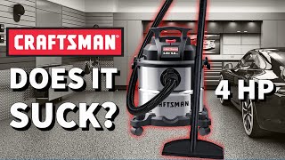 CRAFTSMAN 5-Gallon Shop Vacuum (CMXEVXA18115) Unboxing, Overview, and Review