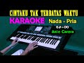 Cintaku Tak Terbatas Waktu - KARAOKE Nada Pria | Anie Carera