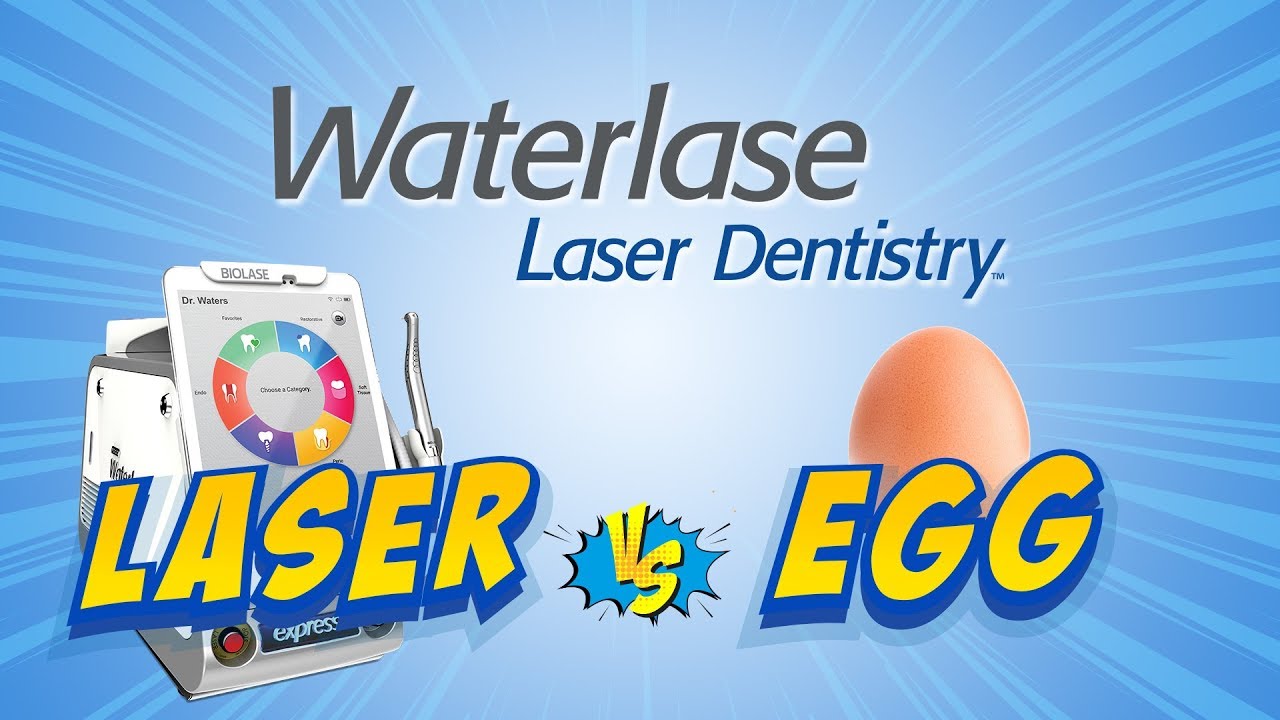 Waterlase Laser vs. Raw Egg