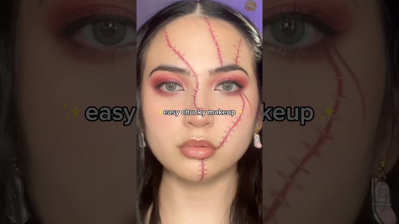 chucky makeup 🤍 