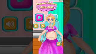 pregnant  princess baby birth games ..fun for kids.. screenshot 1