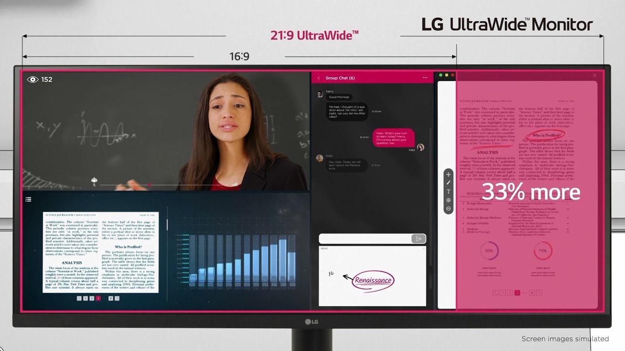 video Màn hình LG 29WN600-W 29inch UltraWide 2020