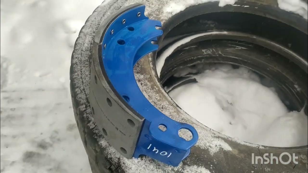 как ставить пружины на колодки камаз