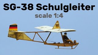 SG-38 Schulgleiter | 2,6m scale RC glider | 4K | Hat 2023