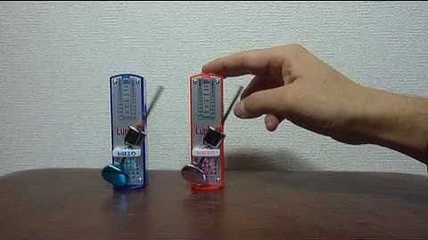 sync of two metronomes (L)