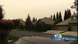 Rough fire making air quality unhealthy