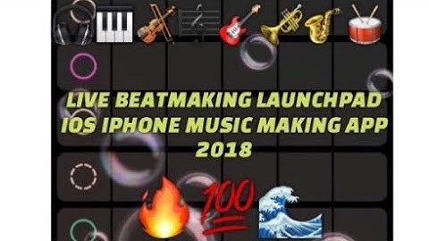 Live Beatmaking On LaunchPad IOS IPHONE MUSIC MAKING APP 2018 LIVE BEATS BY DREEMER OFFICIAL
