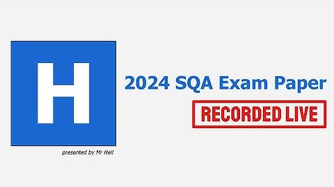 2024 SQA Higher Computing Science Exam Paper