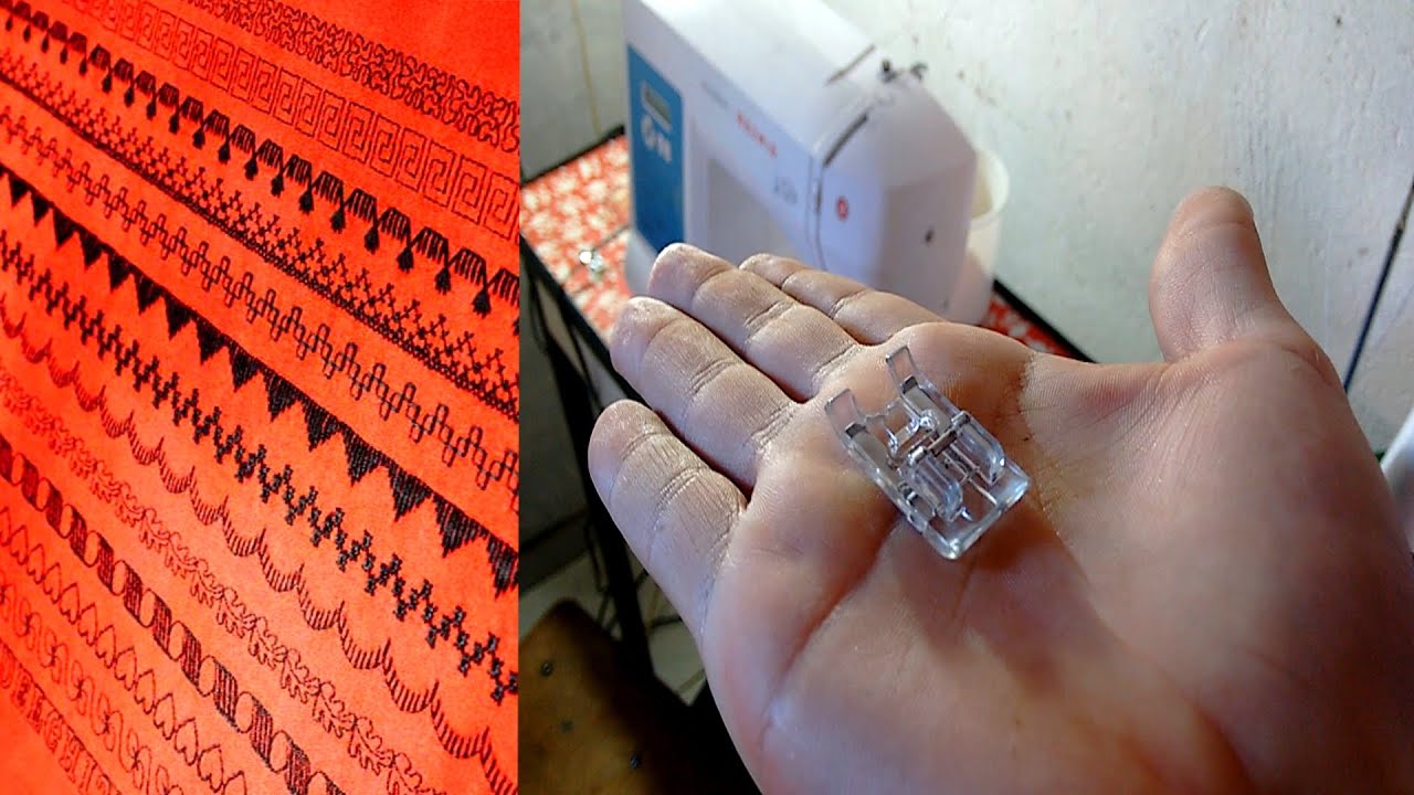 Calcador para ponto acetinado: Pontos decorativos, ponto cheio, caseado e outros pontos