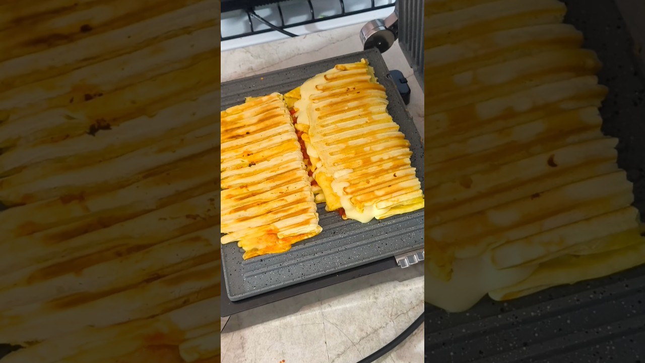 SADECE 10 DAKİKA DA KAHVALTIN HAZIR👌EKMEKSİZ TOST YAPIYORUZ☺️
