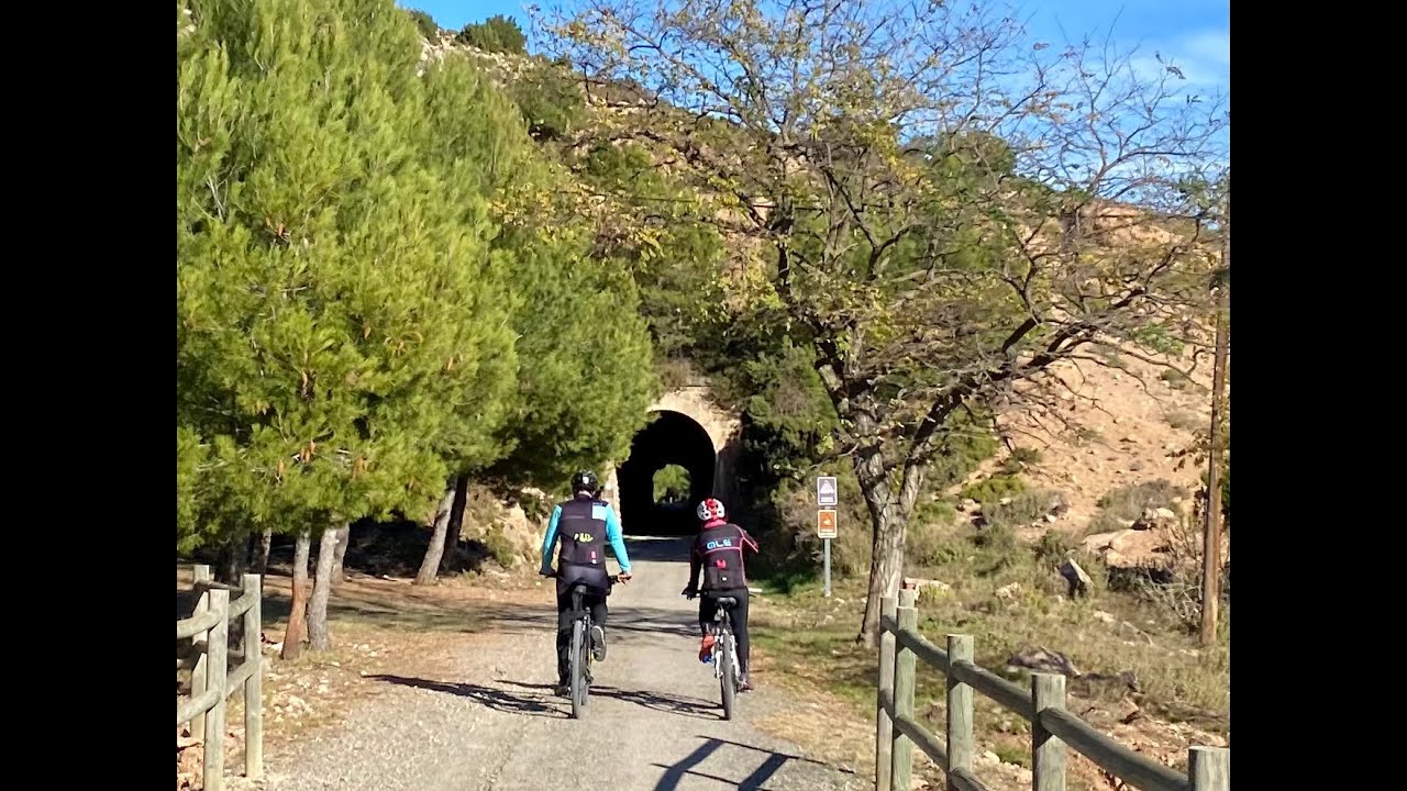 Radtour auf einem der schönsten Radwege Spaniens