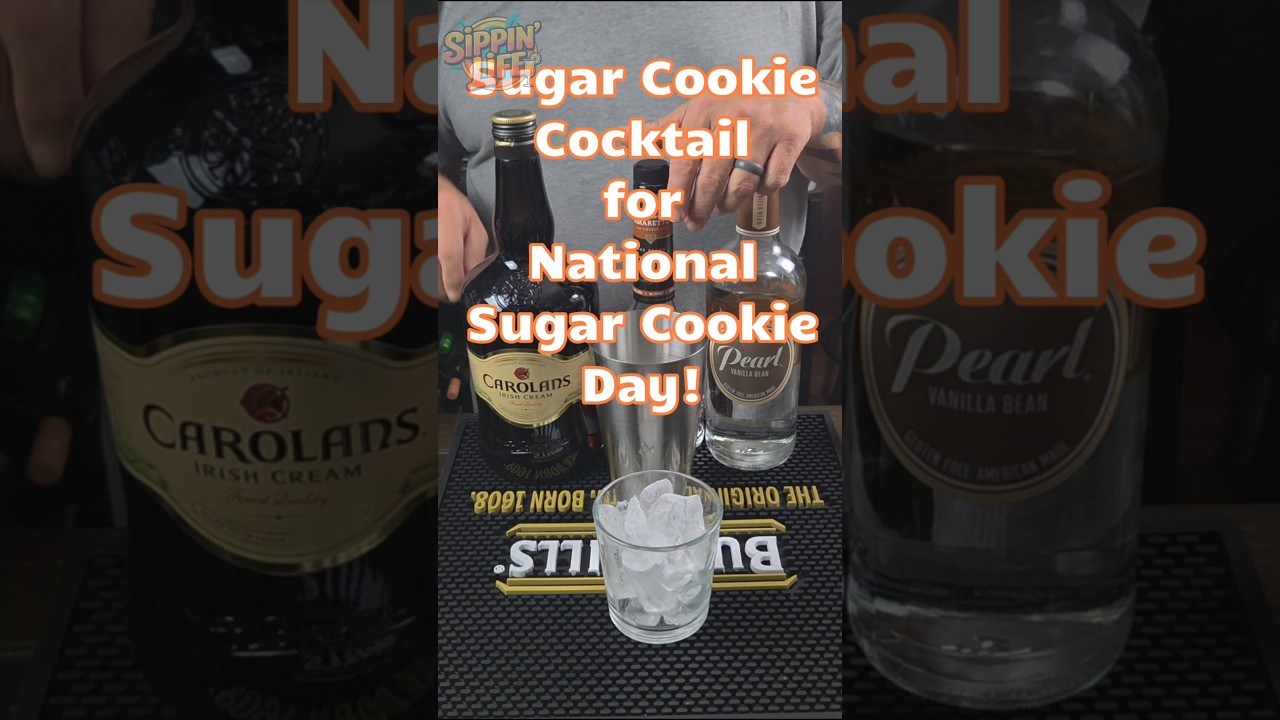 It's National Sugar Cookie Day! #shorts #cocktails #sugarcookie #dessertcocktail #drinks