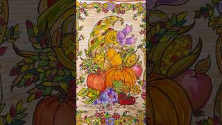 Autumn Harvest 🌾 Coloring Book for Adults ☀️ #calm #relax #arttherapy #meditation