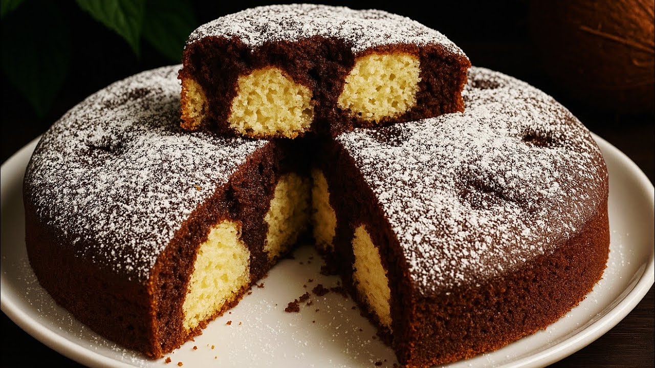 Chocolate Coconut Cake / Coconut Ball Pie - YouTube