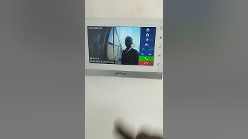 How Dahua video door Intercom indoor monitor works
