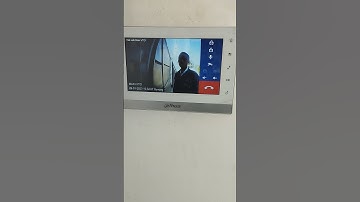 How Dahua video door Intercom indoor monitor works
