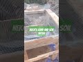 Rammed Earth Prep and Stage Area. Getting ready to tamp some earth for the Gabion Wall-apini.