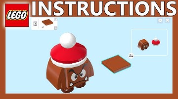 3D LEGO Instructions | Hat Goomba | 71430 | LEGO Super Mario