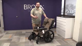 Broda Sashay foot propel wheelchair overview