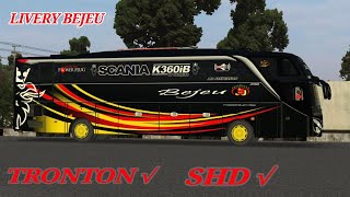 Livery Bejeu Tronton Jb2 & Shd Jb2 Bussid V3.7.1
