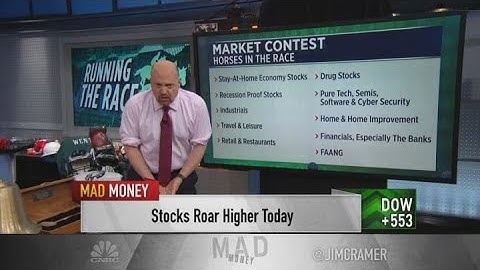 Jim Cramer breaks down how sectors are performing in the economy