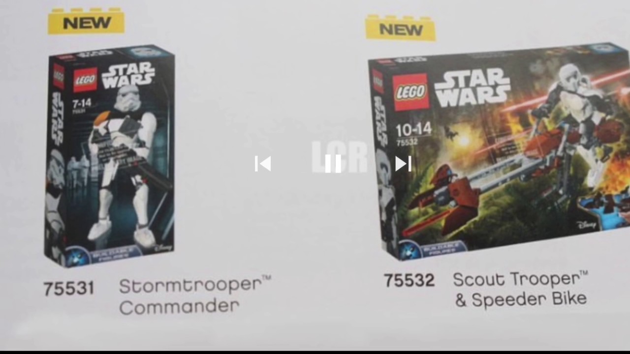 LEAKED IMAGES for Lego Star Wars for Summer 2017 Buildable figures!