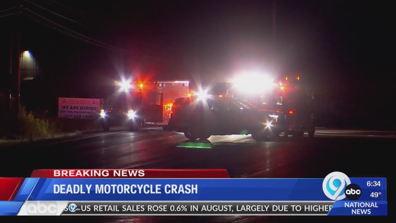 Deadly motorcycle crash in Cicero - YouTube