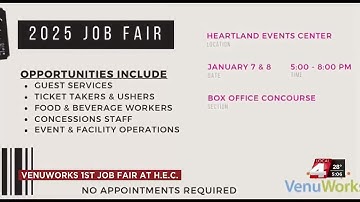 Heartland Events Center to host job fair for upcoming event calendar