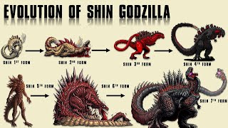 The 8 Forms of Shin Godzilla || Ultimate Evolution
