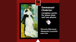 Trois valses romantiques pour 2 pianos: II. Mouvement modéré de valse