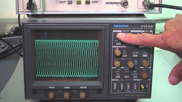 Tektronix 1735HD Analog Waveform Monitors　動作確認