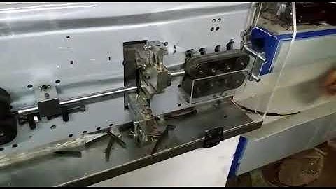 Automatic Cutting and wire stripping machine for multicore cables.