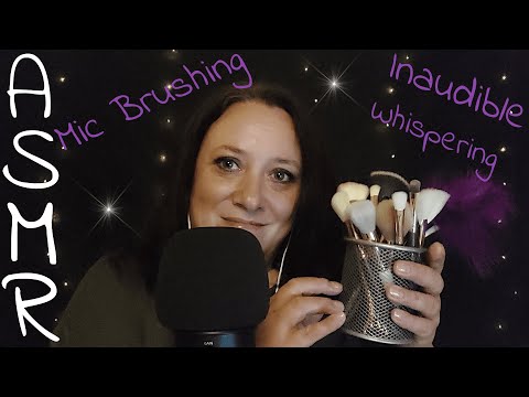 ASMR| ✨Ich bringe dich ganz sanft in den Schlaf ✨Mic Brushing & Inaudible Whispering| German/Deutsch