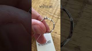 Whitelake. Помолвочное кольцо «Бесконечность» с радужным кварцем (код на сайте 2787)