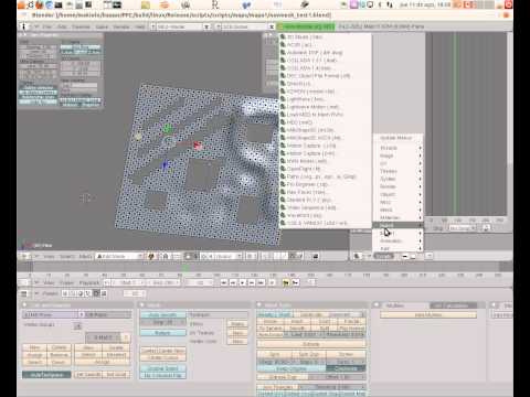 A* Demostration with blender script