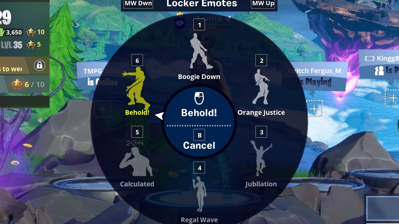 How To Equip More Than 6 Emotes Fortnite How To Use More Than 6 Emotes In A Fortnite Game Youtube